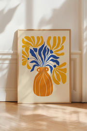 Quadro Decorativo Multicolor com Moldura de Madeira Maciça - Impressão Digital Premium 33x48cm