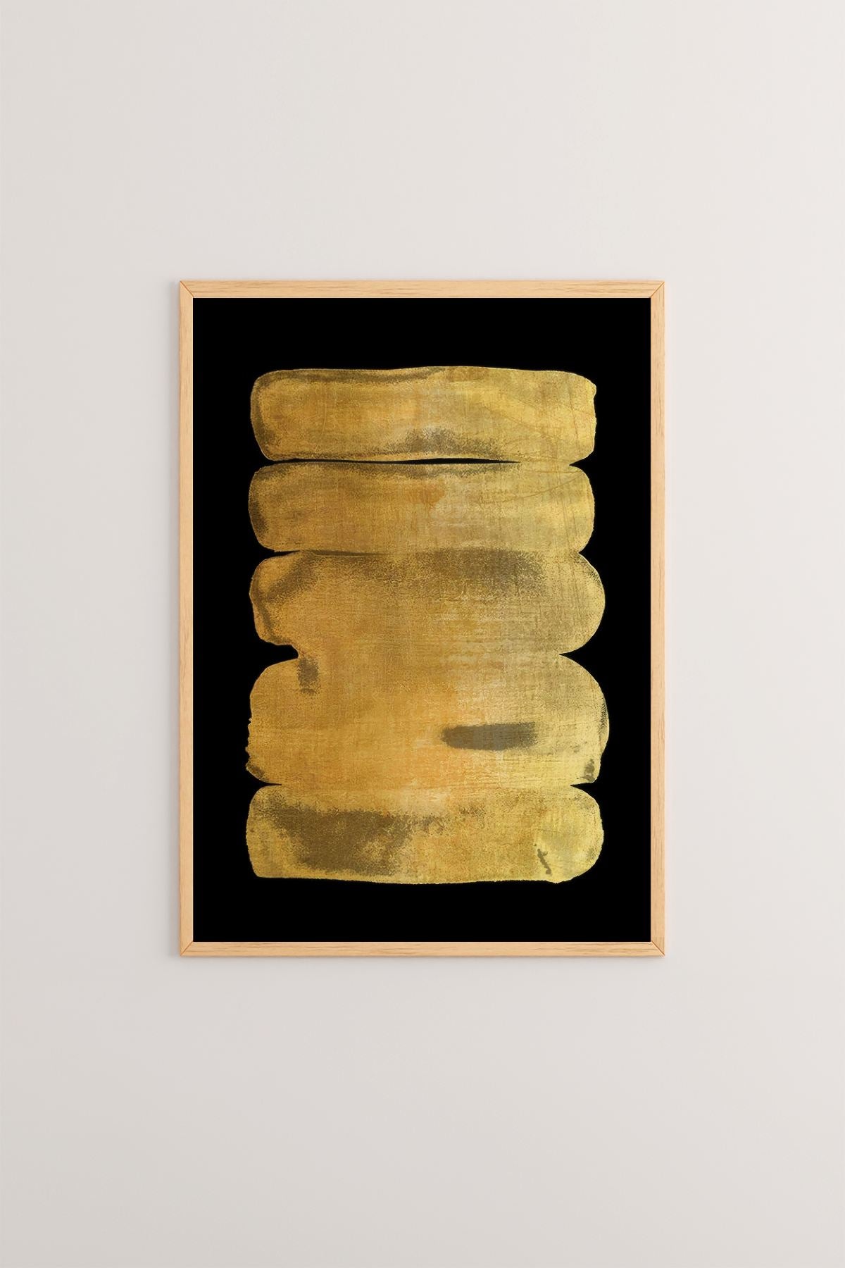 Arte Decorativa Emoldurada Multicolor - Quadro em Madeira Maciça 33x48cm com Impressão Digital de Alta Qualidade