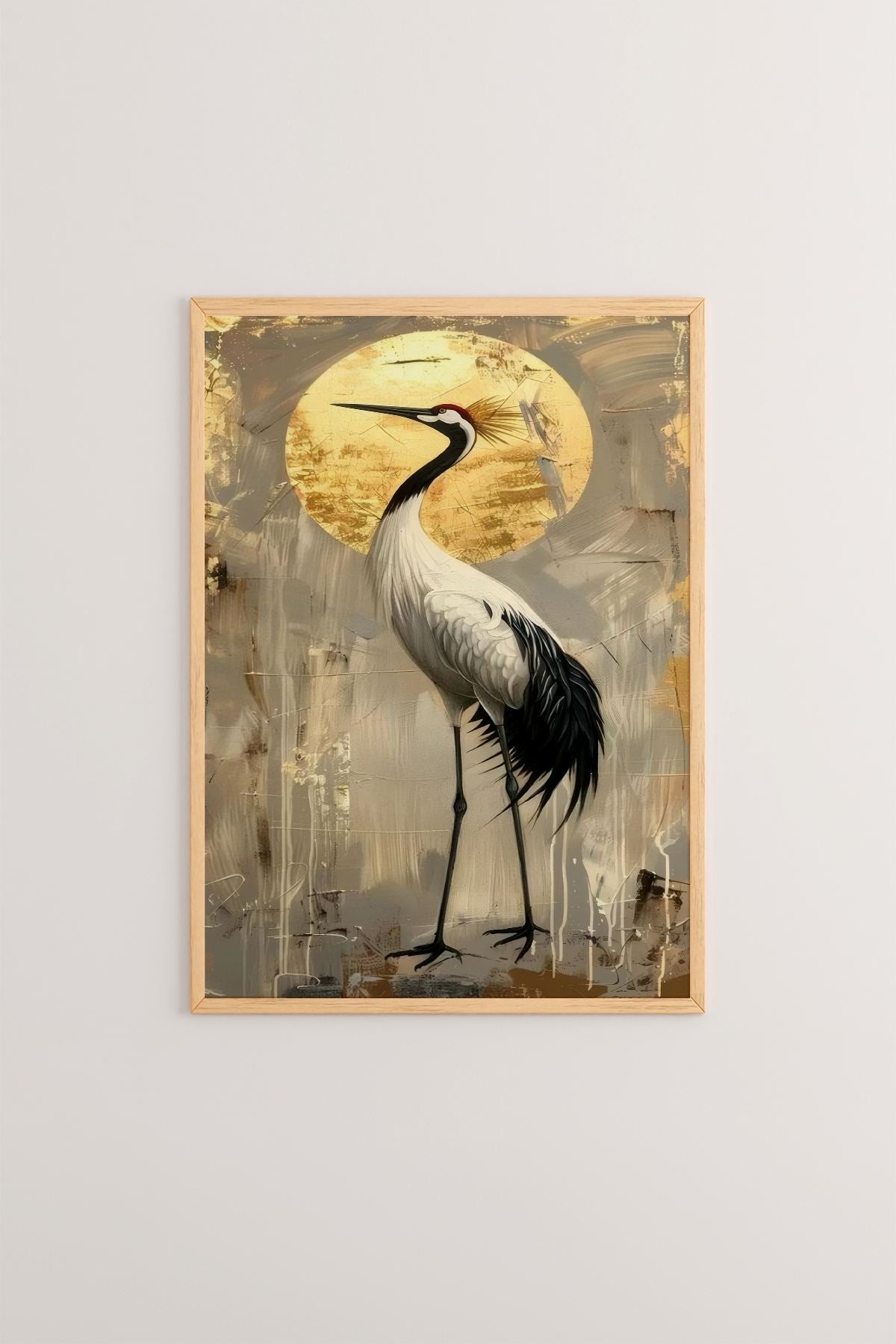 Arte Decorativa Emoldurada Multicolor - Quadro em Madeira Maciça 33x48cm com Impressão Digital de Alta Qualidade