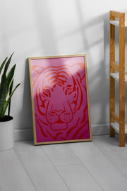 Arte Decorativa Emoldurada Multicolor - Quadro em Madeira Maciça 33x48cm com Impressão Digital de Alta Qualidade