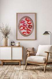 Arte Decorativa Emoldurada Multicolor - Quadro em Madeira Maciça 33x48cm com Impressão Digital de Alta Qualidade