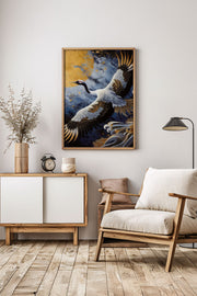 Arte Decorativa Emoldurada Multicolor - Quadro em Madeira Maciça 33x48cm com Impressão Digital de Alta Qualidade