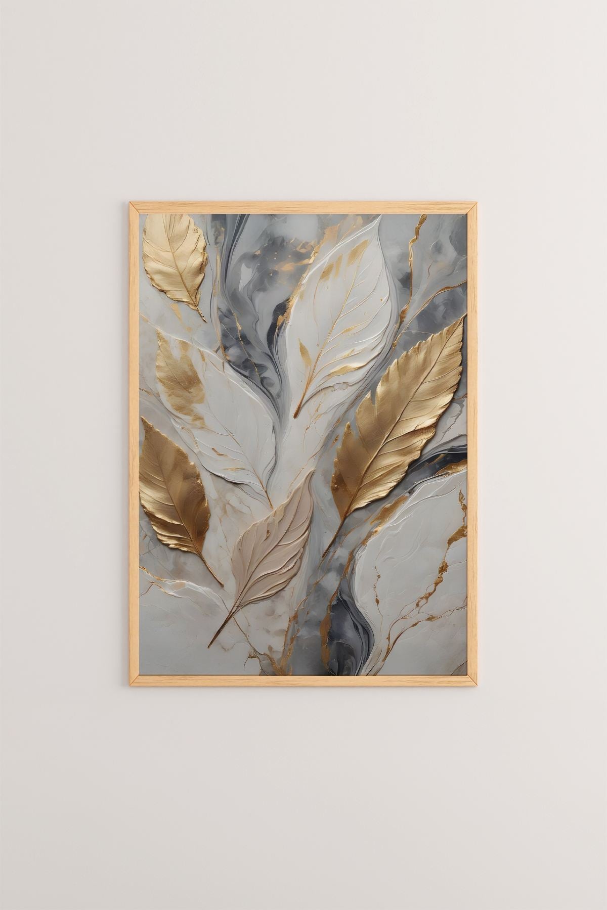 Quadro Decorativo com Moldura em Madeira Maciça, Impressão Digital, Multicolor, 33 x 48 cm – Artsrmdl34 (786DKT1699)