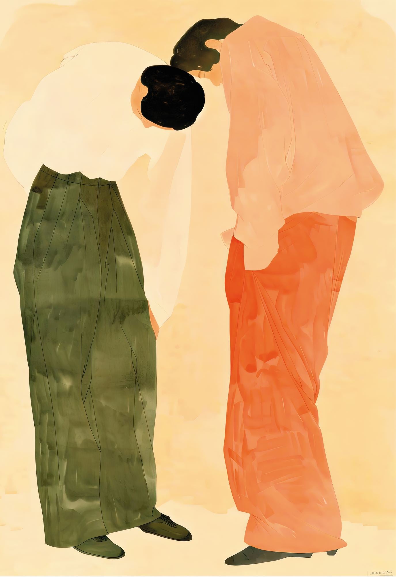 Quadro Decorativo Multicolor com Moldura de Madeira Maciça - 33x48cm - Impressão Digital de Alta Qualidade