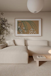 Quadro Decorativo Multicolor com Moldura de Madeira Maciça - Impressão Digital Premium 33x48cm