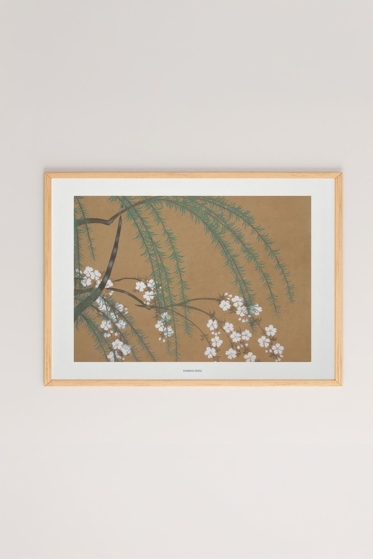 Quadro Decorativo Multicolor com Moldura de Madeira Maciça - Impressão Digital Premium 33x48cm