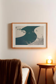 Quadro Decorativo Multicolor com Moldura de Madeira Maciça - Impressão Digital Premium 33x48cm