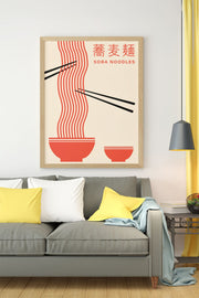 Quadro Decorativo Multicolor com Moldura de Madeira Maciça - Impressão Digital 33x48cm