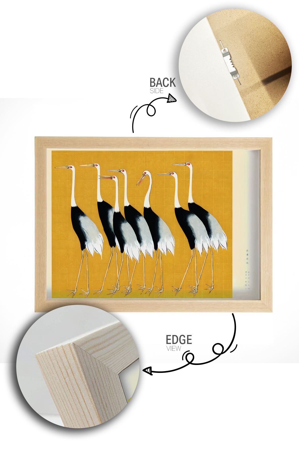 Quadro Decorativo Multicolor em Moldura de Madeira Maciça 33x48 cm – Lmnmdl20 (786DKT1719)