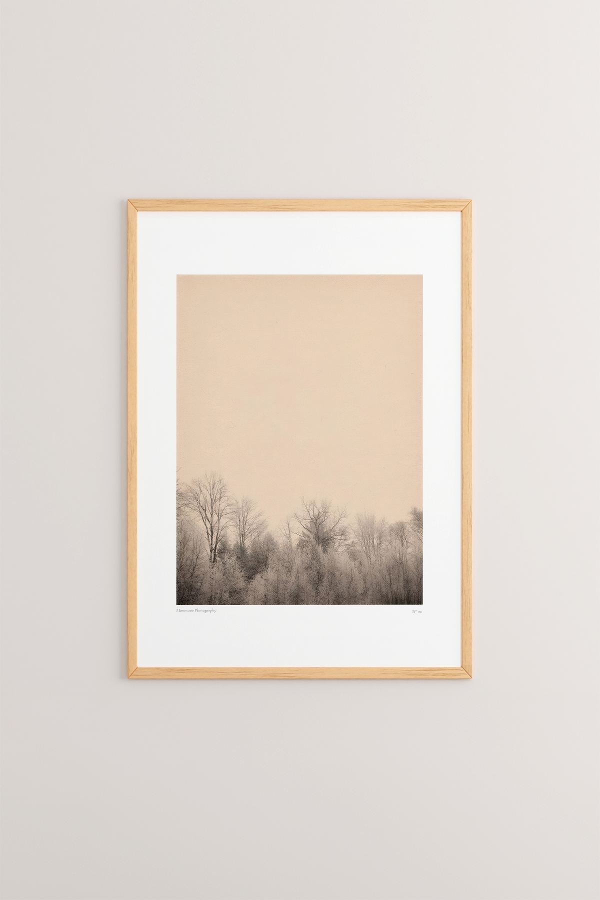 Quadro Decorativo Multicolor com Moldura de Madeira Maciça - Impressão Digital Premium 33x48cm