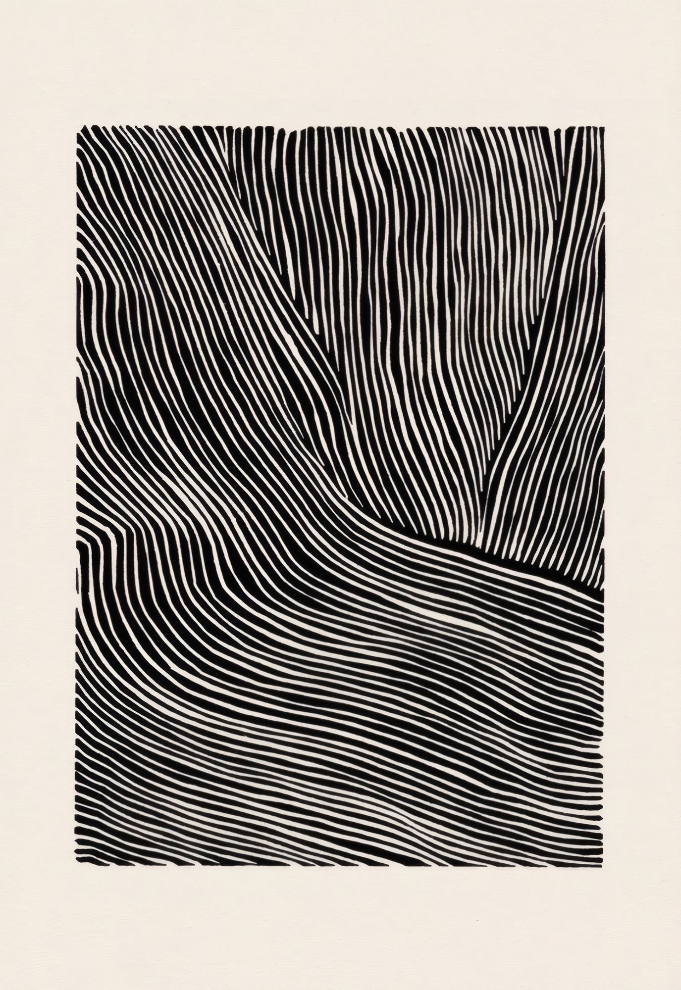 Quadro Decorativo Multicolor com Moldura de Madeira Maciça - Impressão Digital 33x48cm