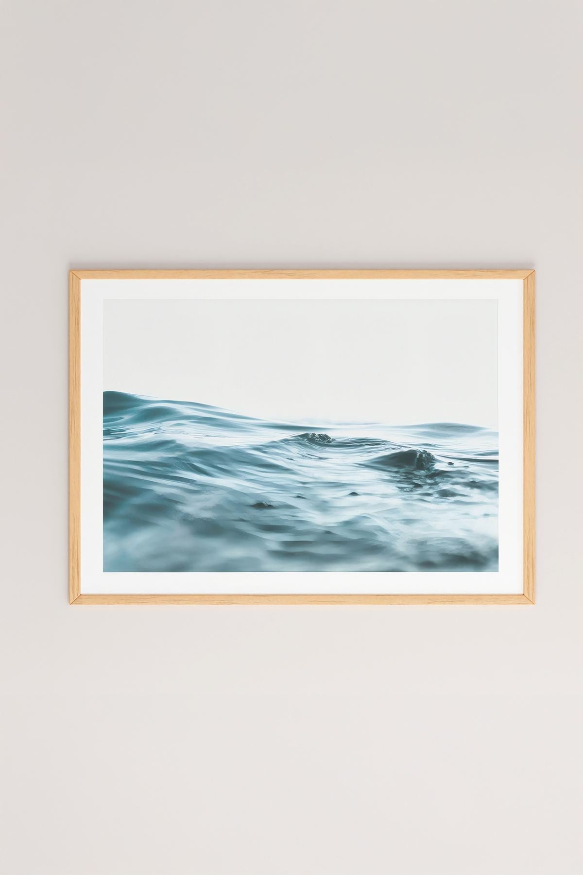 Quadro Decorativo Multicolor com Moldura de Madeira Maciça - 33x48cm - Impressão Digital de Alta Qualidade