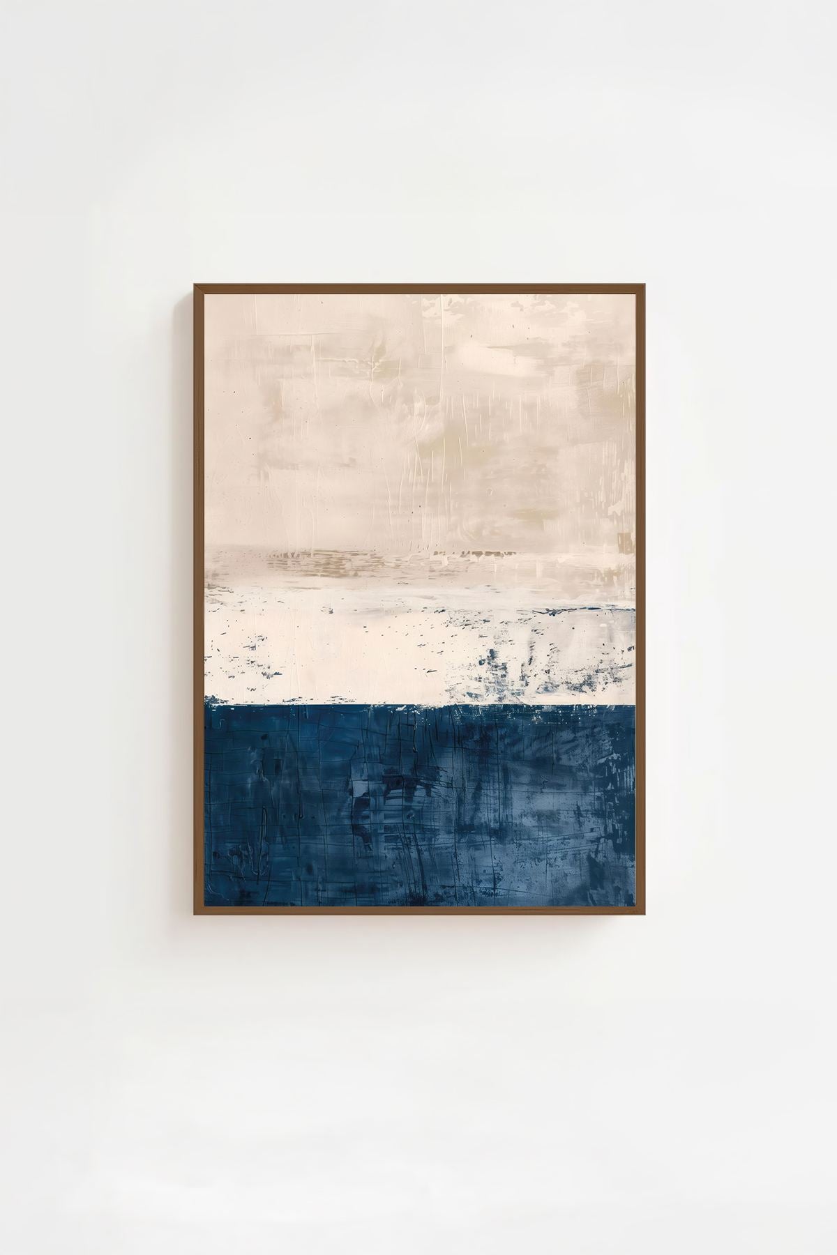 Quadro Decorativo Emoldurado Multicolor em Madeira Maciça 33x48cm - Impressão Digital de Alta Qualidade