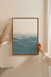 Quadro Decorativo Multicolor com Moldura de Madeira Maciça - Impressão Digital 33x48cm