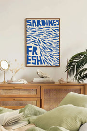 Quadro Decorativo Multicolor com Moldura de Madeira Maciça - Impressão Digital 33x48cm