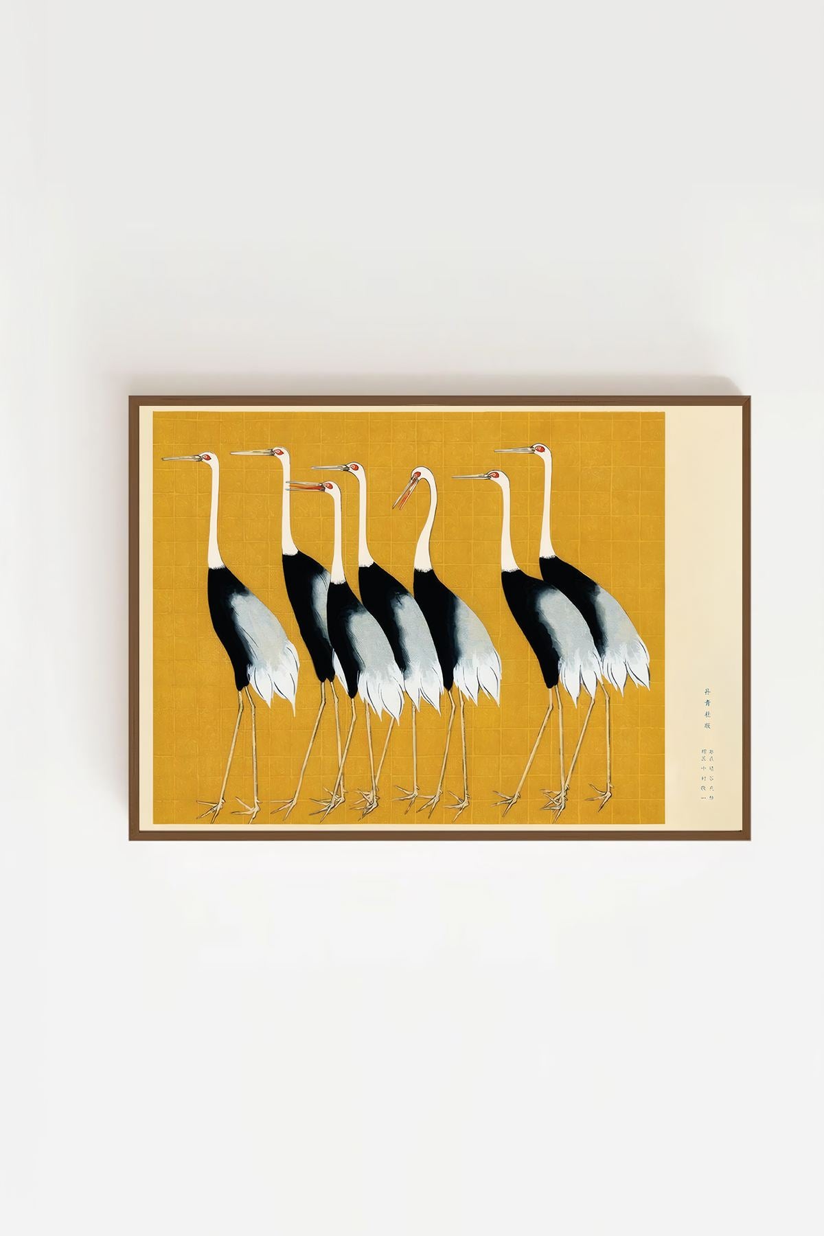 Quadro Decorativo Multicolor com Moldura de Madeira Maciça - Impressão Digital 33x48cm