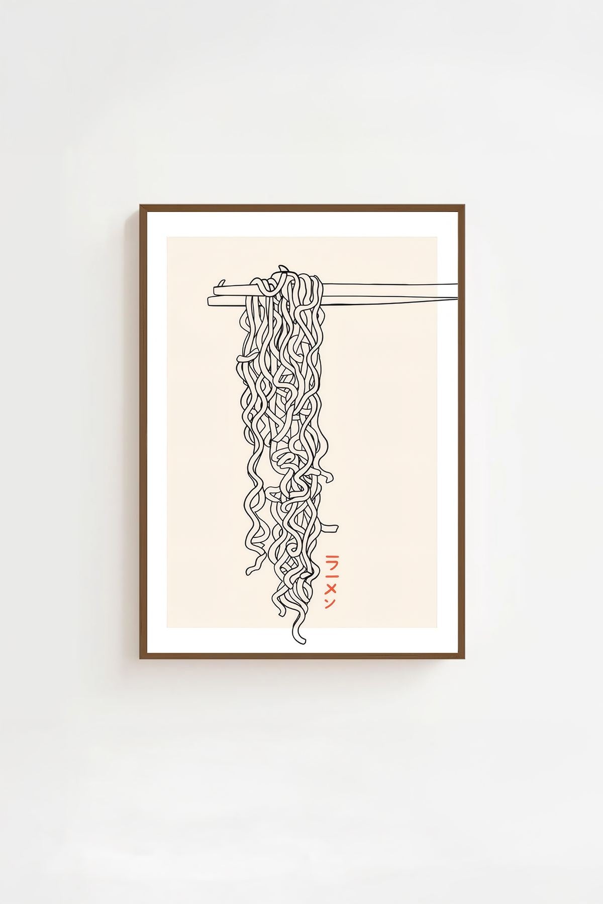 Quadro Decorativo Multicolor com Moldura de Madeira Maciça - Impressão Digital 33x48cm