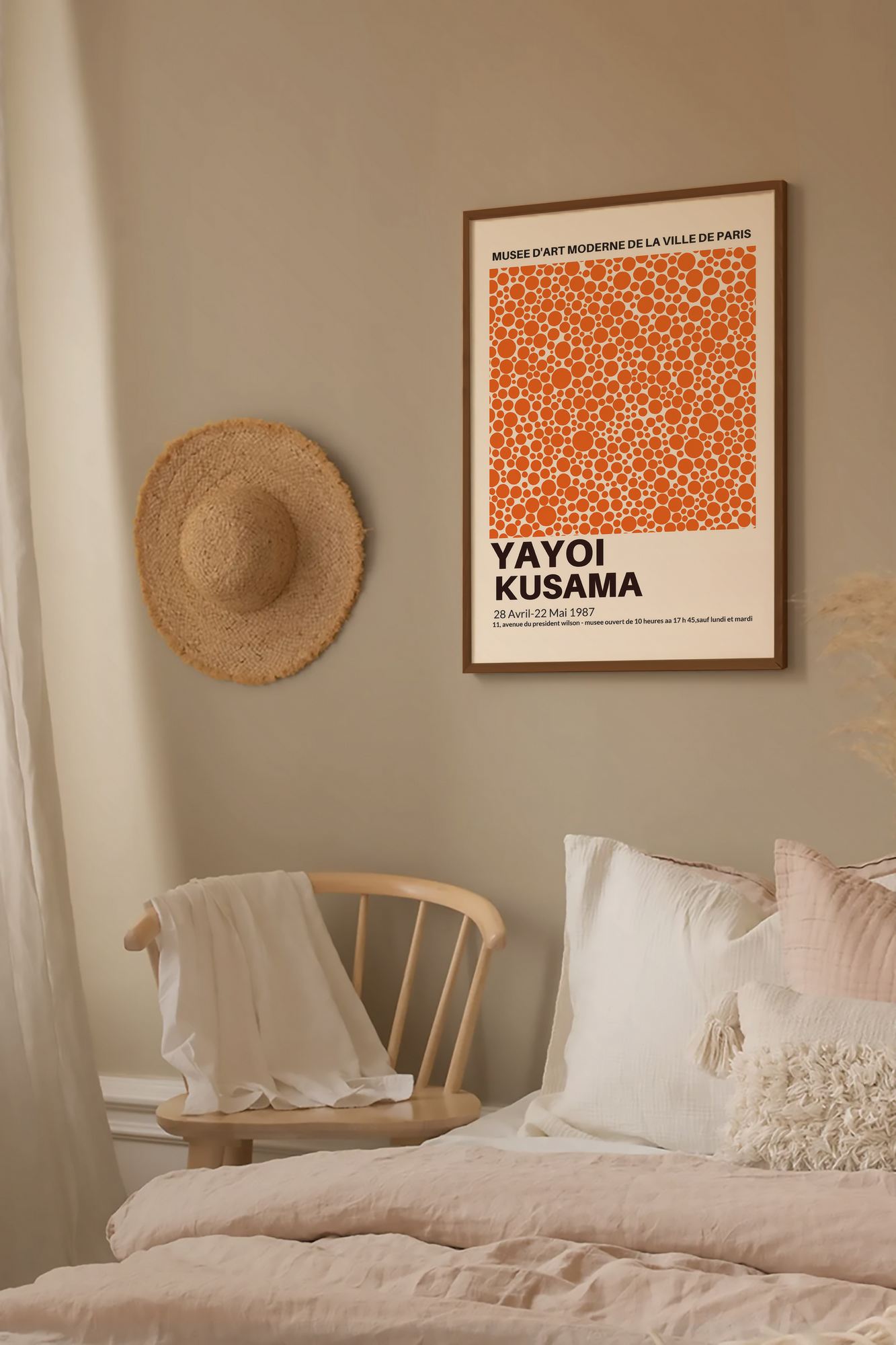 Quadro Decorativo Emoldurado Multicolor 33x48cm - Moldura Madeira Maciça - Impressão Digital de Alta Qualidade