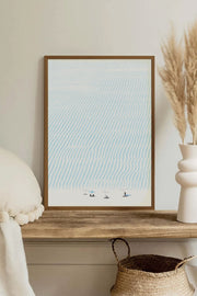 Quadro Decorativo Multicolor com Moldura de Madeira Maciça - Impressão Digital 33x48cm