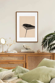 Quadro Decorativo Multicolor com Moldura de Madeira Maciça - Impressão Digital 33x48cm