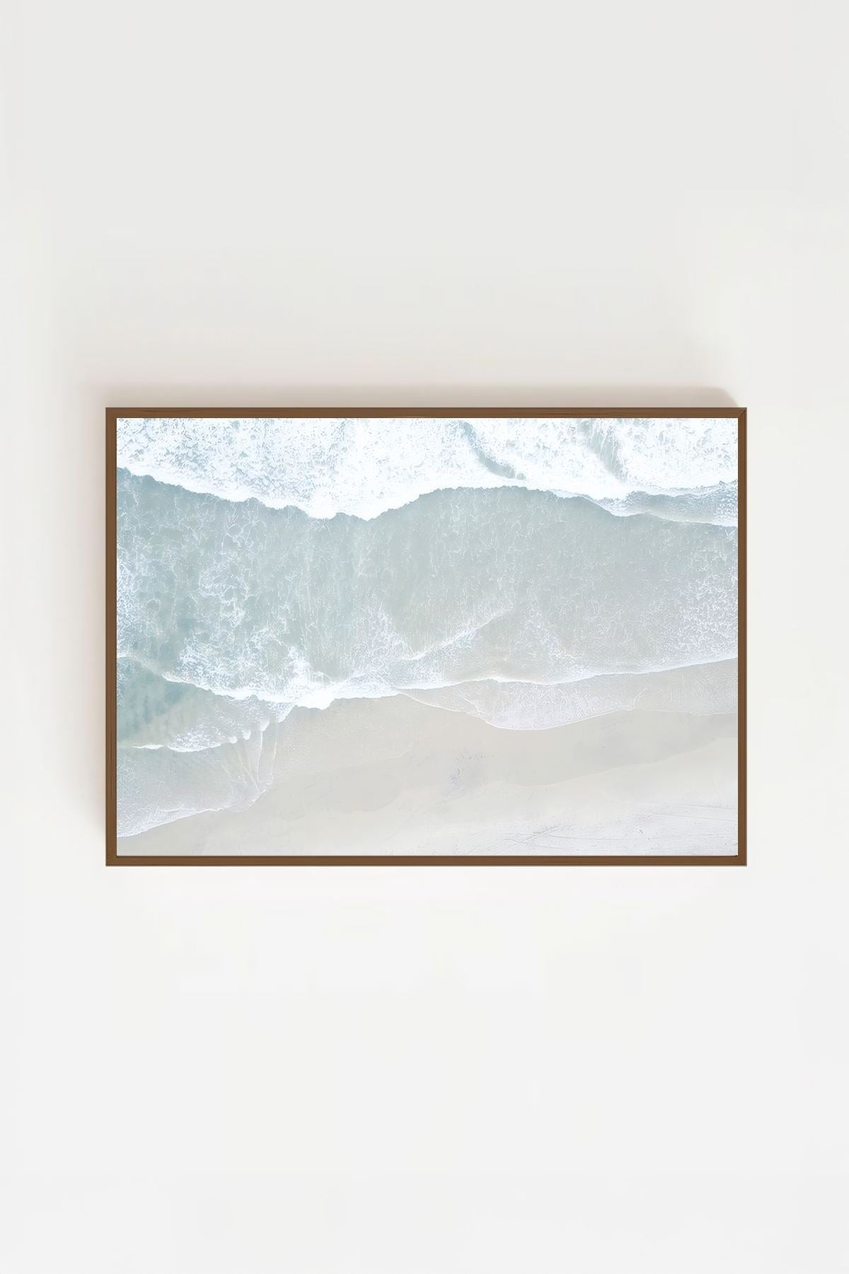 Quadro Decorativo Multicolor com Moldura de Madeira Maciça - Impressão Digital 33x48cm