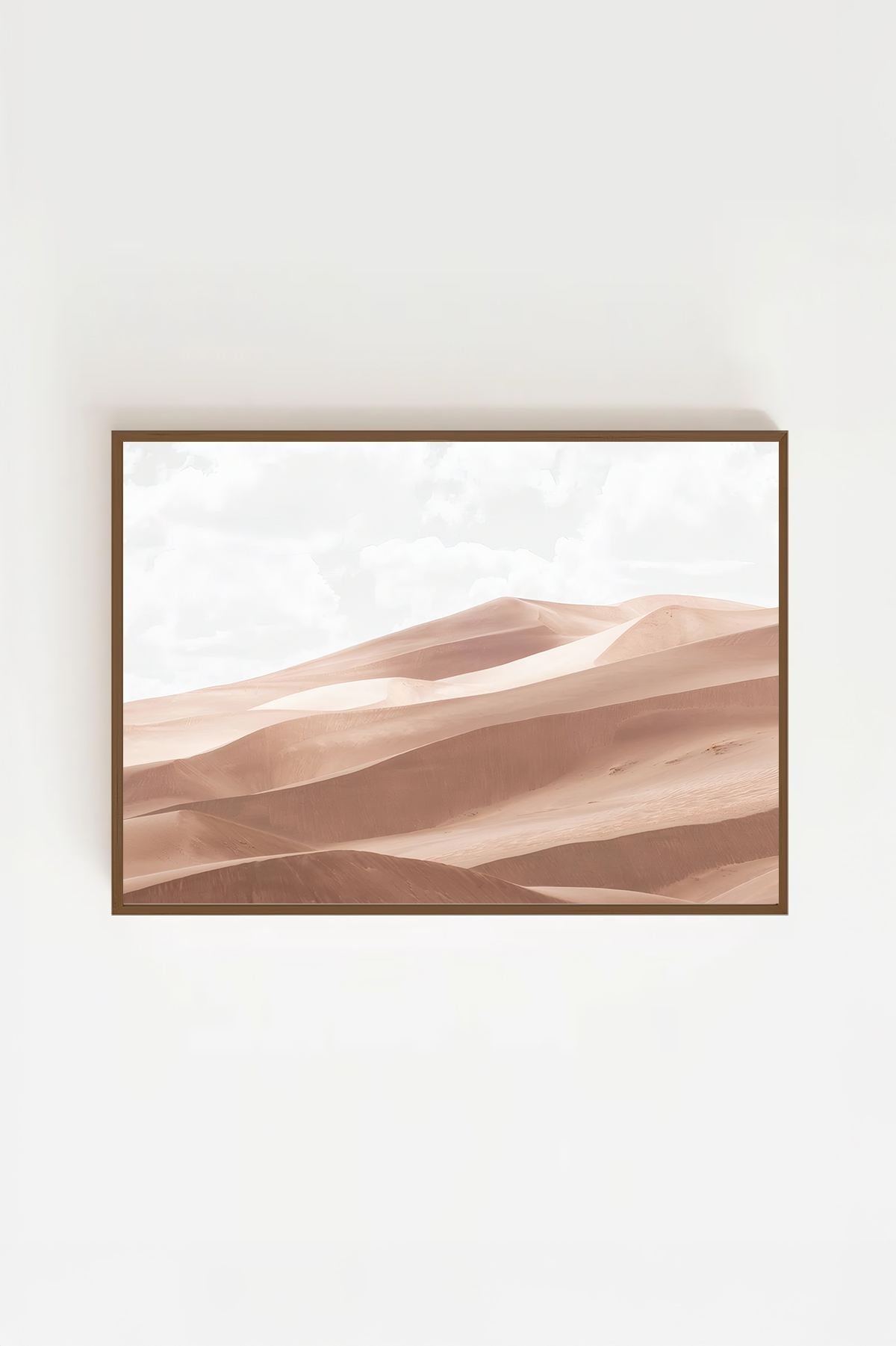 Quadro Decorativo Multicolor com Moldura de Madeira Maciça - Impressão Digital 33x48cm