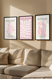 Quadro Decorativo Emoldurado Multicolor - 3 Peças em Madeira Maciça 33x48cm