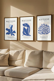 Quadro Decorativo Emoldurado Multicolor em Madeira Maciça - 3 Peças 33x48cm