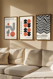 Quadro Decorativo Emoldurado Multicolor em Madeira Maciça - 3 Peças 33x48cm