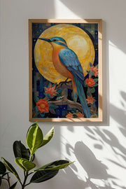 Quadro Decorativo Emoldurado Multicolor - Madeira Maciça 33x48cm - Impressão Digital de Alta Qualidade