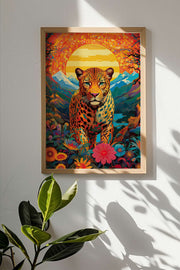 Quadro Decorativo Multicolor em Madeira Maciça - Impressão Digital Premium 33x48cm