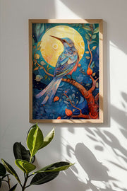 Quadro Decorativo Emoldurado Multicolor 33x48cm - Moldura Madeira Maciça 2cm - Impressão Digital em MDF