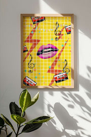 Quadro Decorativo Multicolor em Madeira Maciça - Impressão Digital Premium 33x48cm