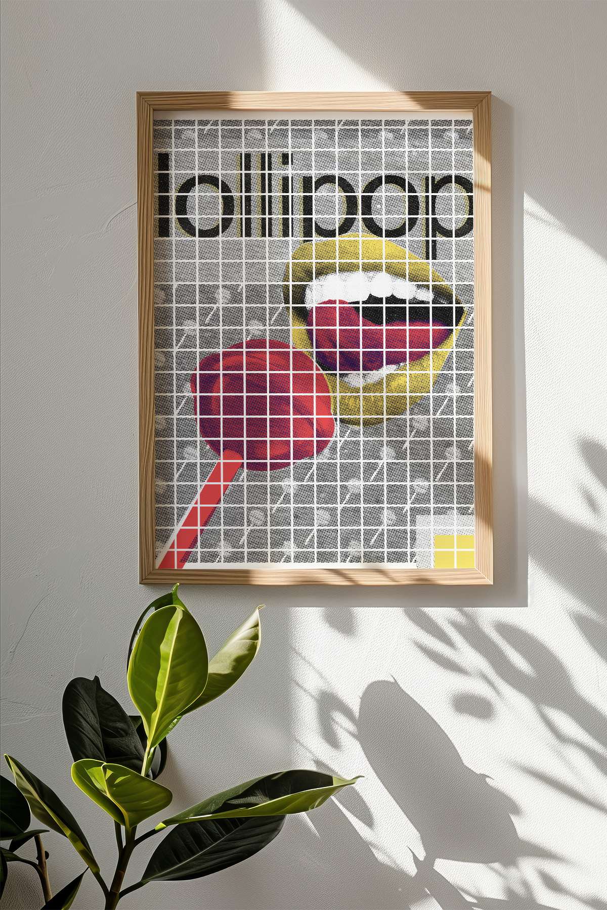 Quadro Decorativo Multicolor em Madeira Maciça - Impressão Digital Premium 33x48cm