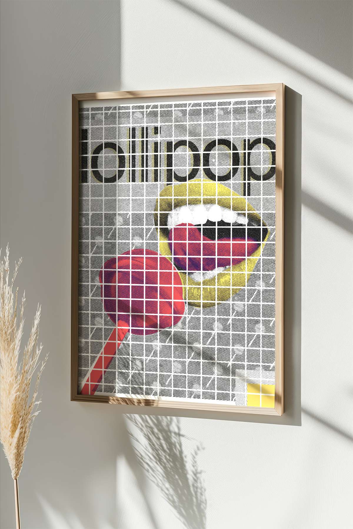 Quadro Decorativo Multicolor em Madeira Maciça - Impressão Digital Premium 33x48cm