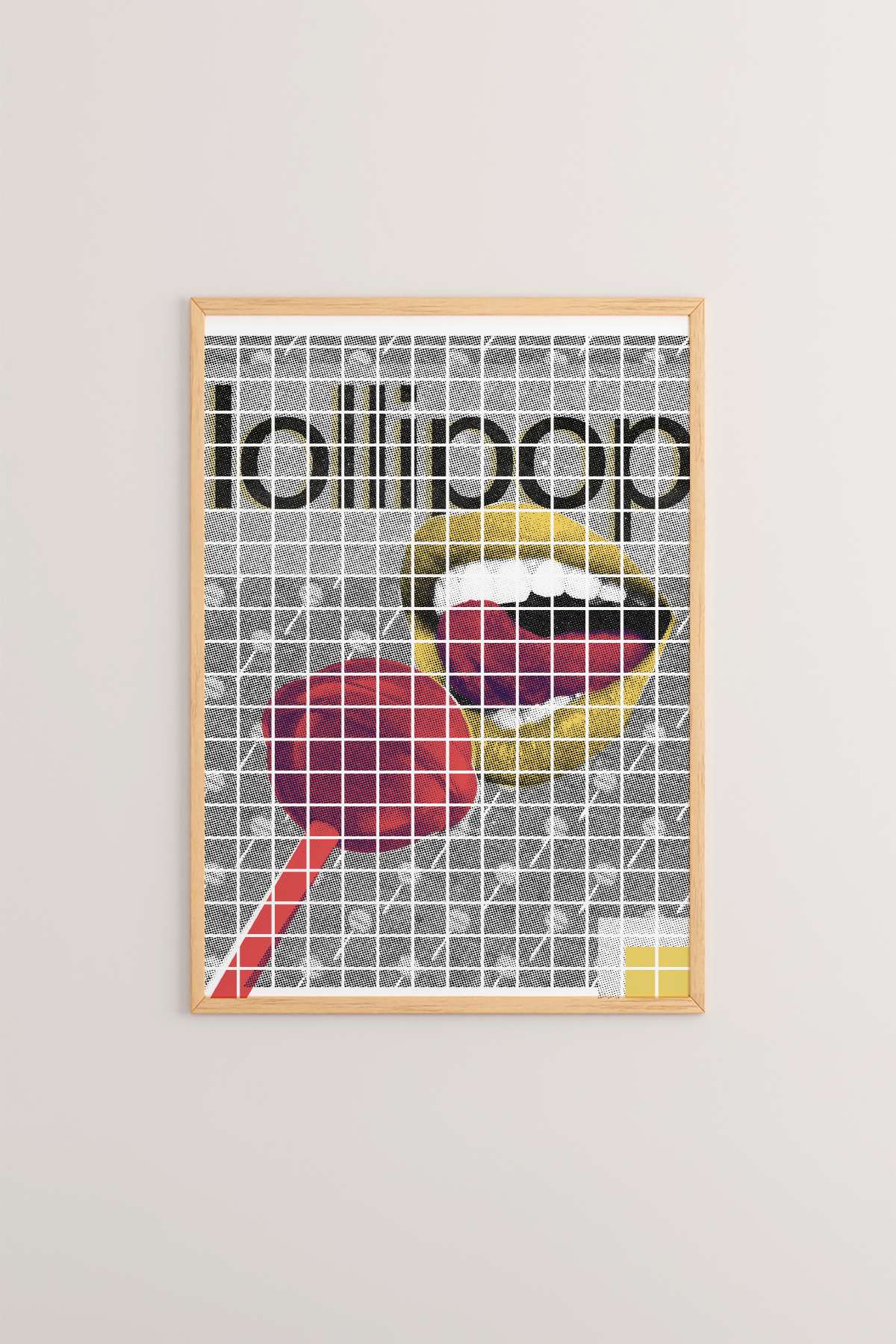 Quadro Decorativo Multicolor em Madeira Maciça - Impressão Digital Premium 33x48cm