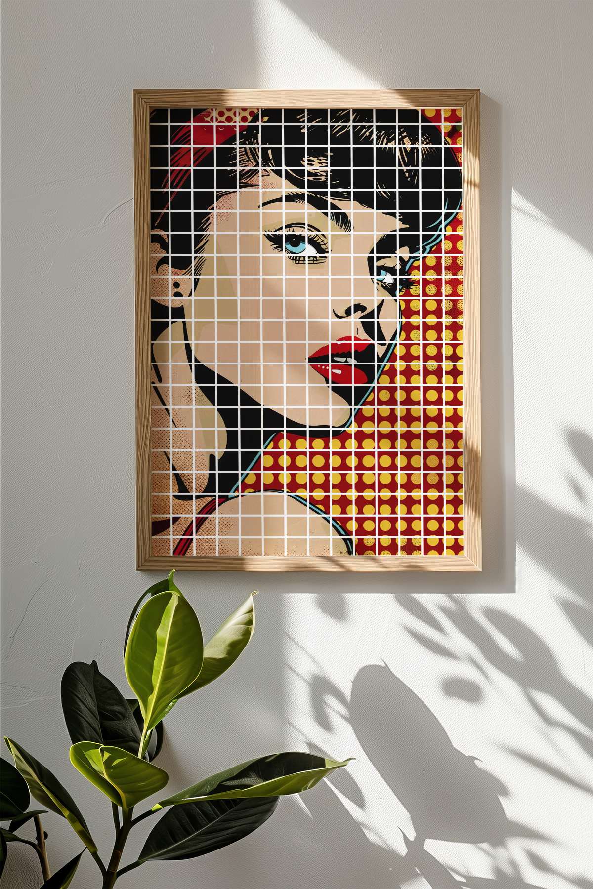 Quadro Decorativo Multicolor em Madeira Maciça - Impressão Digital Premium 33x48cm