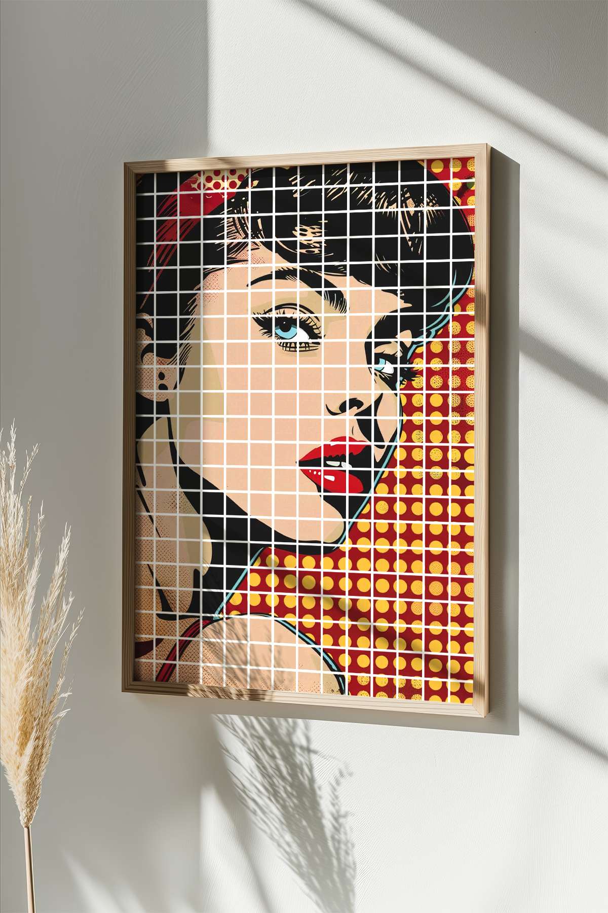 Quadro Decorativo Multicolor em Madeira Maciça - Impressão Digital Premium 33x48cm