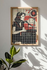 Quadro Decorativo Multicolor em Madeira Maciça - Impressão Digital Premium 33x48cm