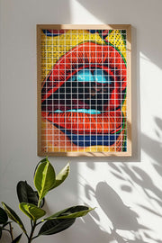 Quadro Decorativo Multicolor em Madeira Maciça - Impressão Digital Premium 33x48cm