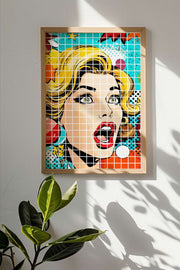 Quadro Decorativo Multicolor em Madeira Maciça - Impressão Digital Premium 33x48cm