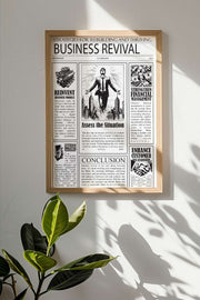 Quadro Decorativo Emoldurado Multicolor 33x48cm - Moldura Madeira Maciça 2cm