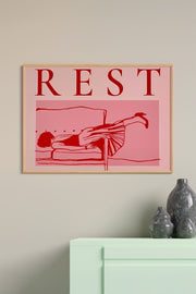 Quadro Decorativo Multicolor com Moldura de Madeira Maciça - Impressão Digital Premium 33x48cm