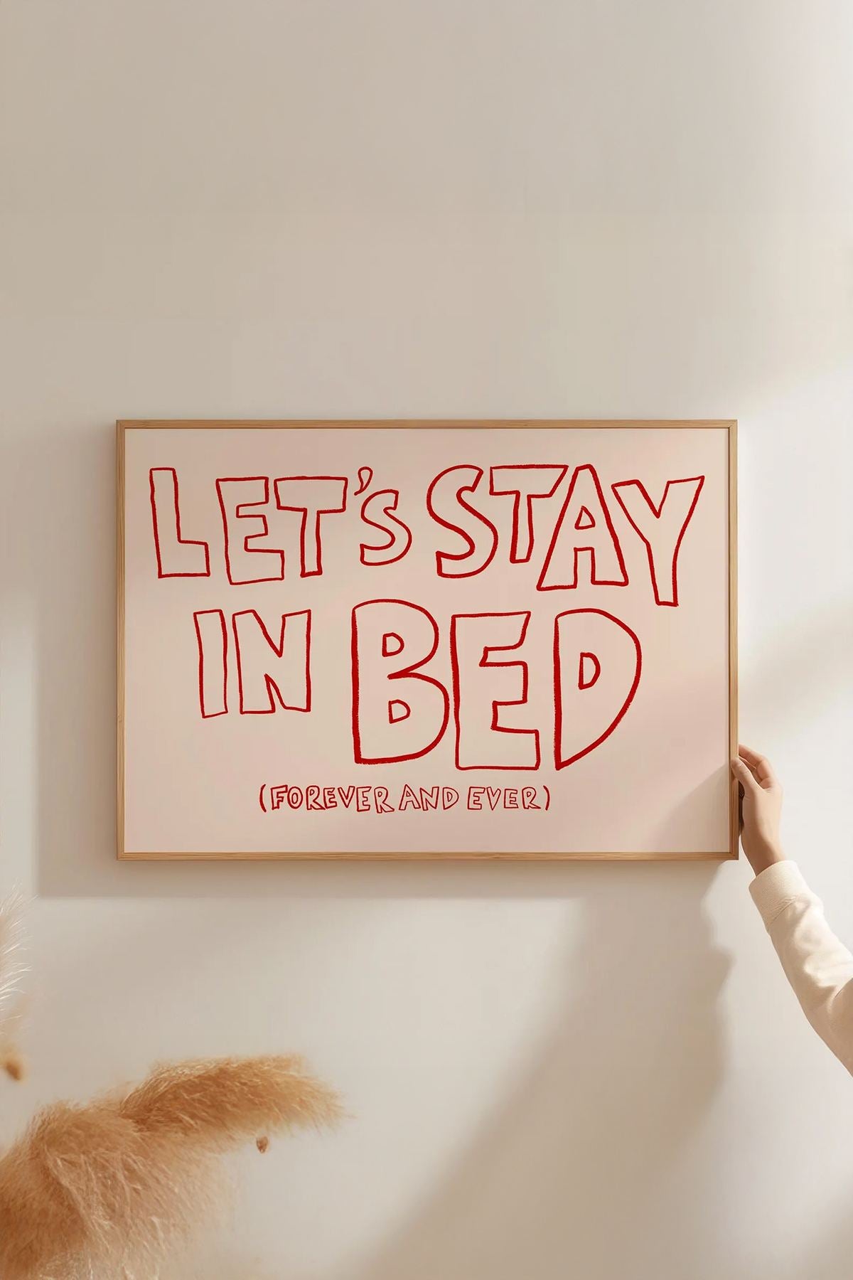 Quadro Decorativo Multicolor com Moldura de Madeira Maciça - Impressão Digital 33x48cm