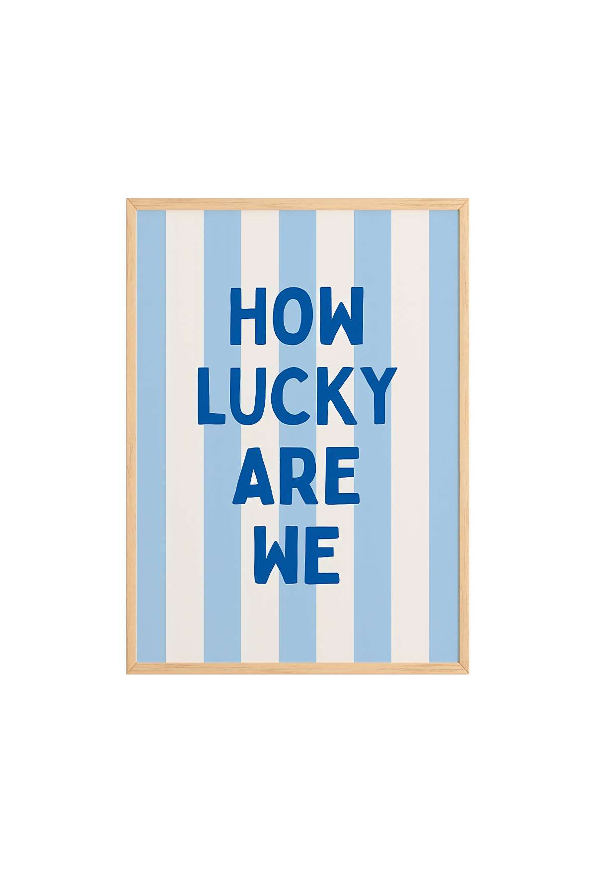 Quadro Decorativo Multicolor com Moldura de Madeira Maciça - 33x48cm - Impressão Digital em MDF