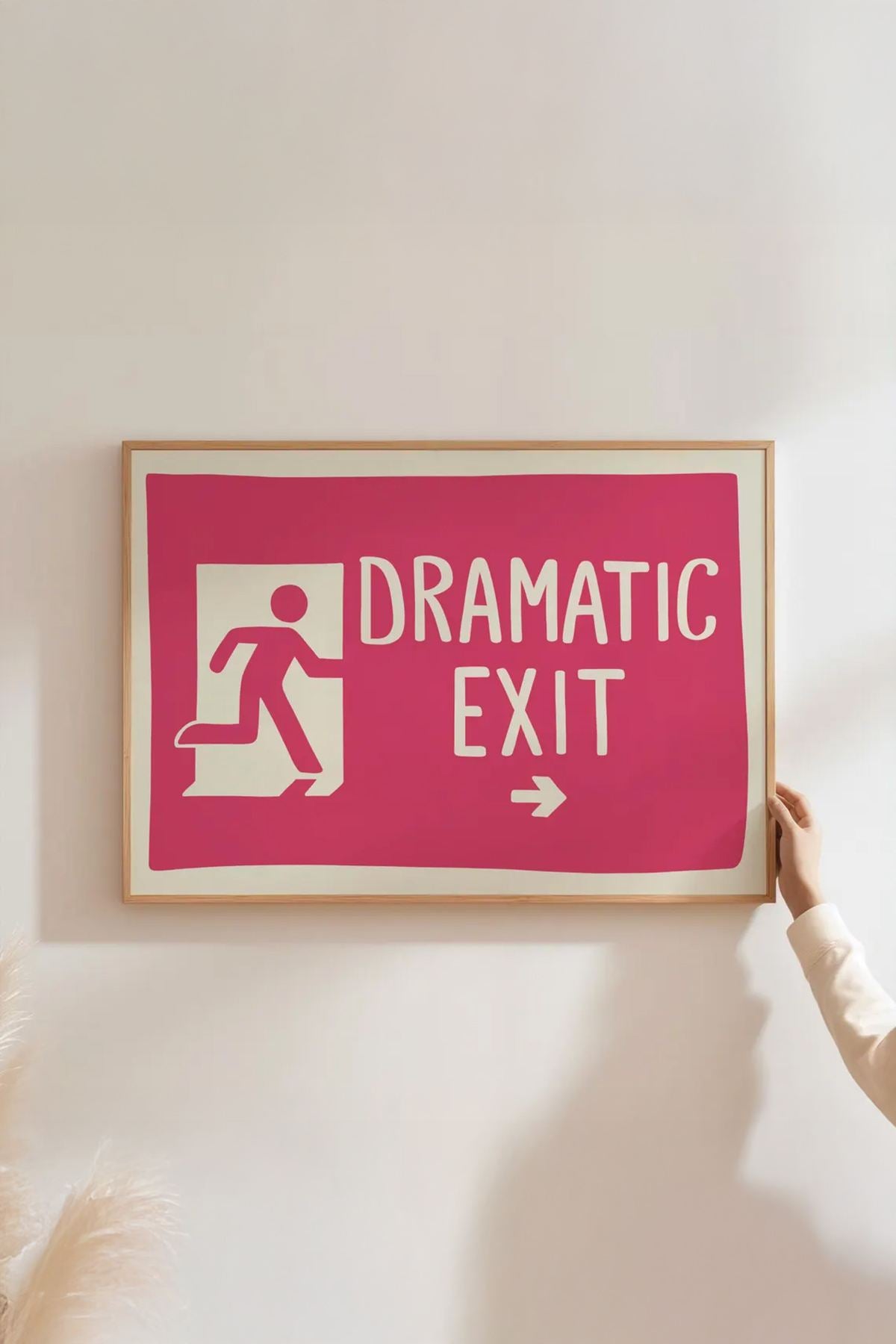 Quadro Decorativo Multicolor com Moldura de Madeira Maciça 50x70cm - Arte Digital Premium para Decoração de Interiores