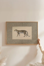 Quadro Decorativo Multicolor em Madeira Maciça 50x70cm - Arte Digital Emoldurada