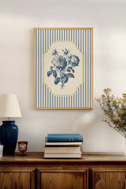 Quadro Decorativo Multicolor com Moldura de Madeira Maciça 50x70cm - Arte Digital Premium para Decoração de Interiores