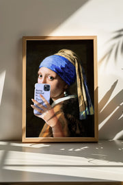 Quadro Decorativo Multicolor em Madeira Maciça 50x70cm - Arte Digital Emoldurada