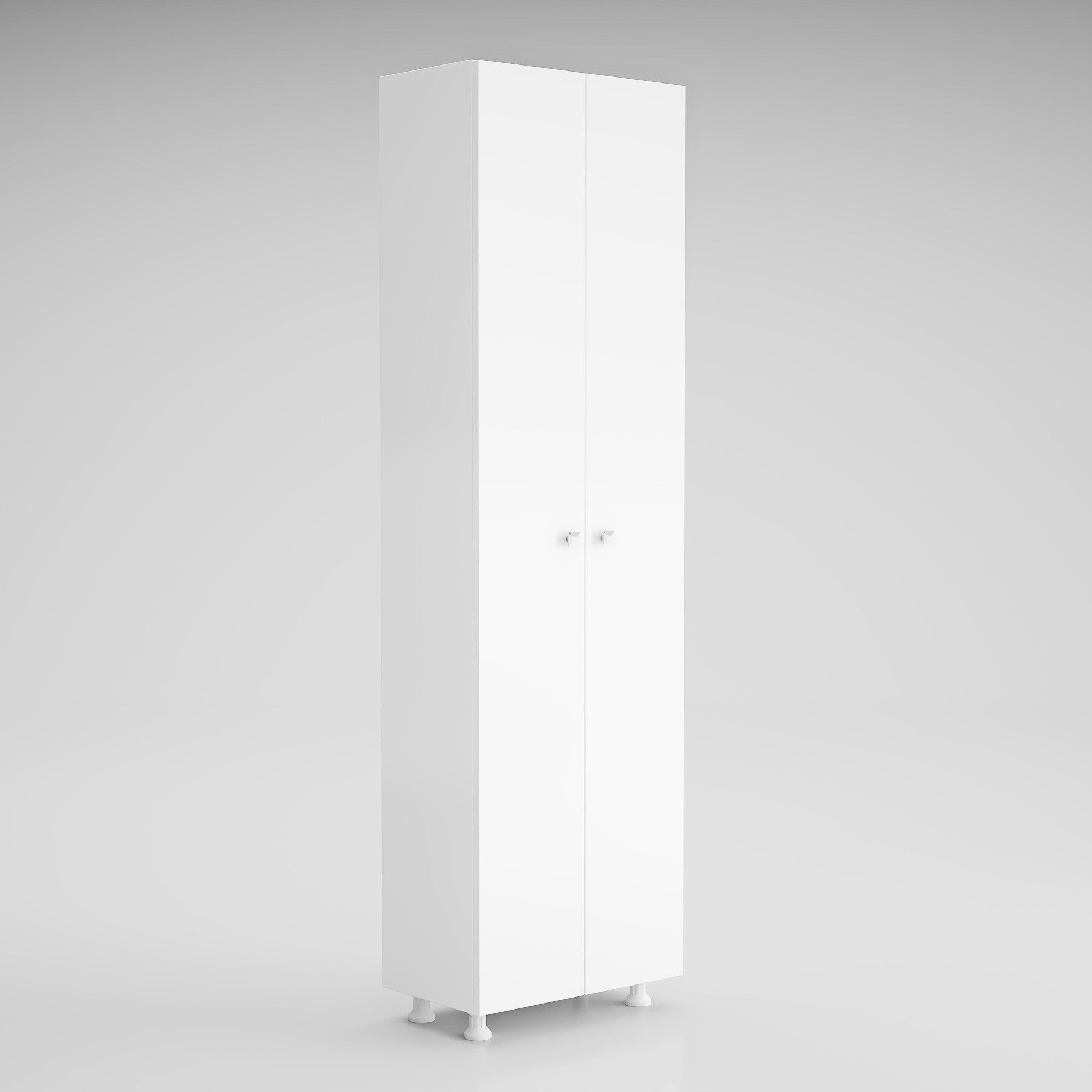 Armário multiusos – 49cm x 174cm x 29cm – Branco – Chipboard